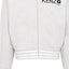 Cheap KENZO Boke Series Logo Print Jacket with Striped Trim - Grey. FD55SW4784MF-93