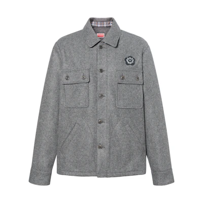 KENZO Boke Series SS23 Floral Print Collar Jacket Men’s Coal Black. FD55CH5179OR-98