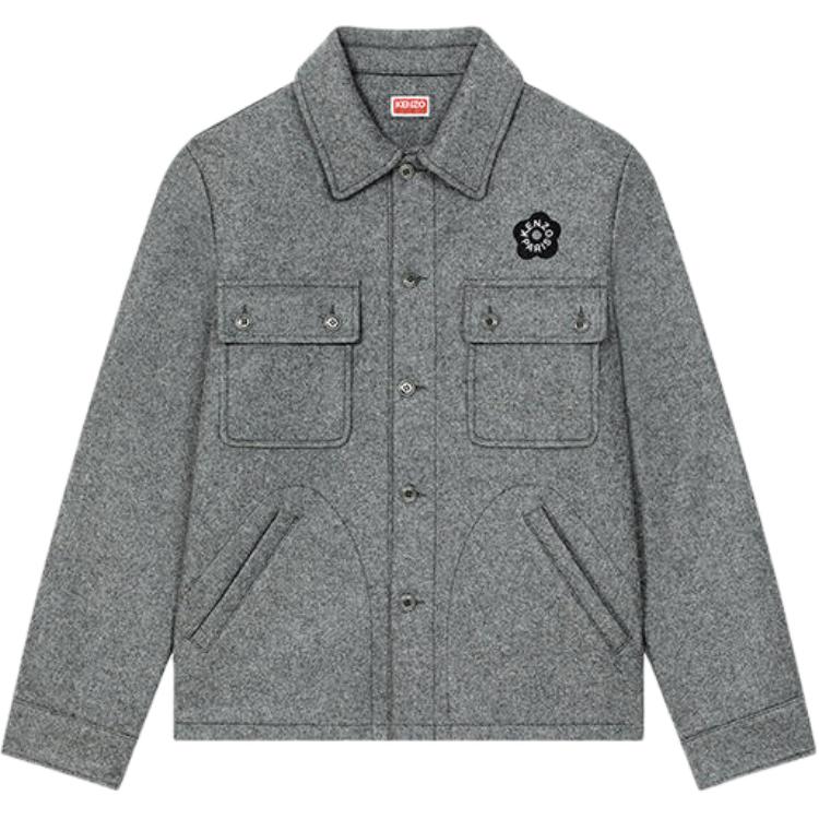 KENZO Boke Series SS23 Floral Print Collar Jacket Men’s Coal Black. FD55CH5179OR-98 圖 2