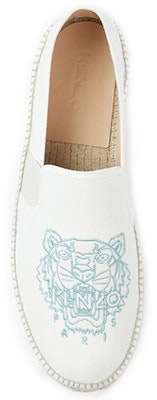 겐조 캔버스 플랫 타이거 화이트 (Kenzo 캔버스 플랫 타이거) FB55ES188F82-01 Shop 겐조 캔버스 플랫 타이거 화이트 (Kenzo 캔버스 플랫 타이거) FB55ES188F82-01
