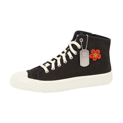 Kenzo Canvas High-Top 'Floral Embroidery Black'