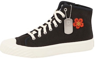 Kenzo Canvas High-Top 'Floral Embroidery Black' FD55SN020F73.99 Kenzo Canvas High-Top 'Floral Embroidery Black' FD55SN020F73.99