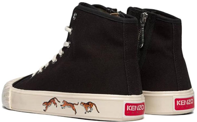 Kenzo Canvas High-Top Sneaker 'Black' FC65SN020F50.99 Lookbook Kenzo Canvas High-Top Sneaker 'Black' FC65SN020F50.99