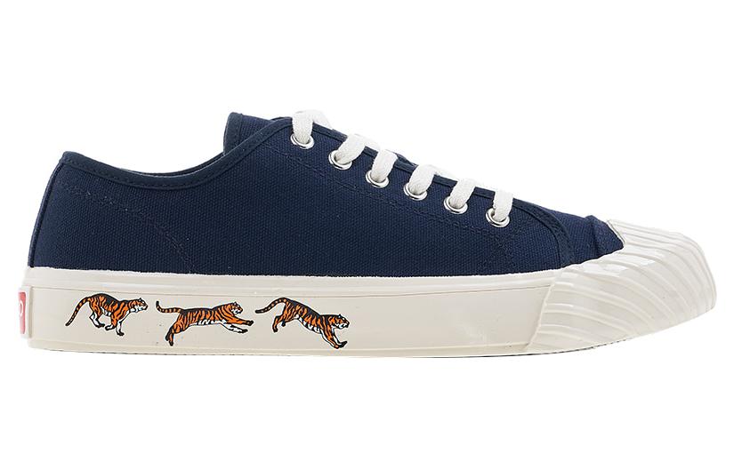 Kenzo Canvas Lace-Up Low-Top 'Midnight Blue' 圖 2