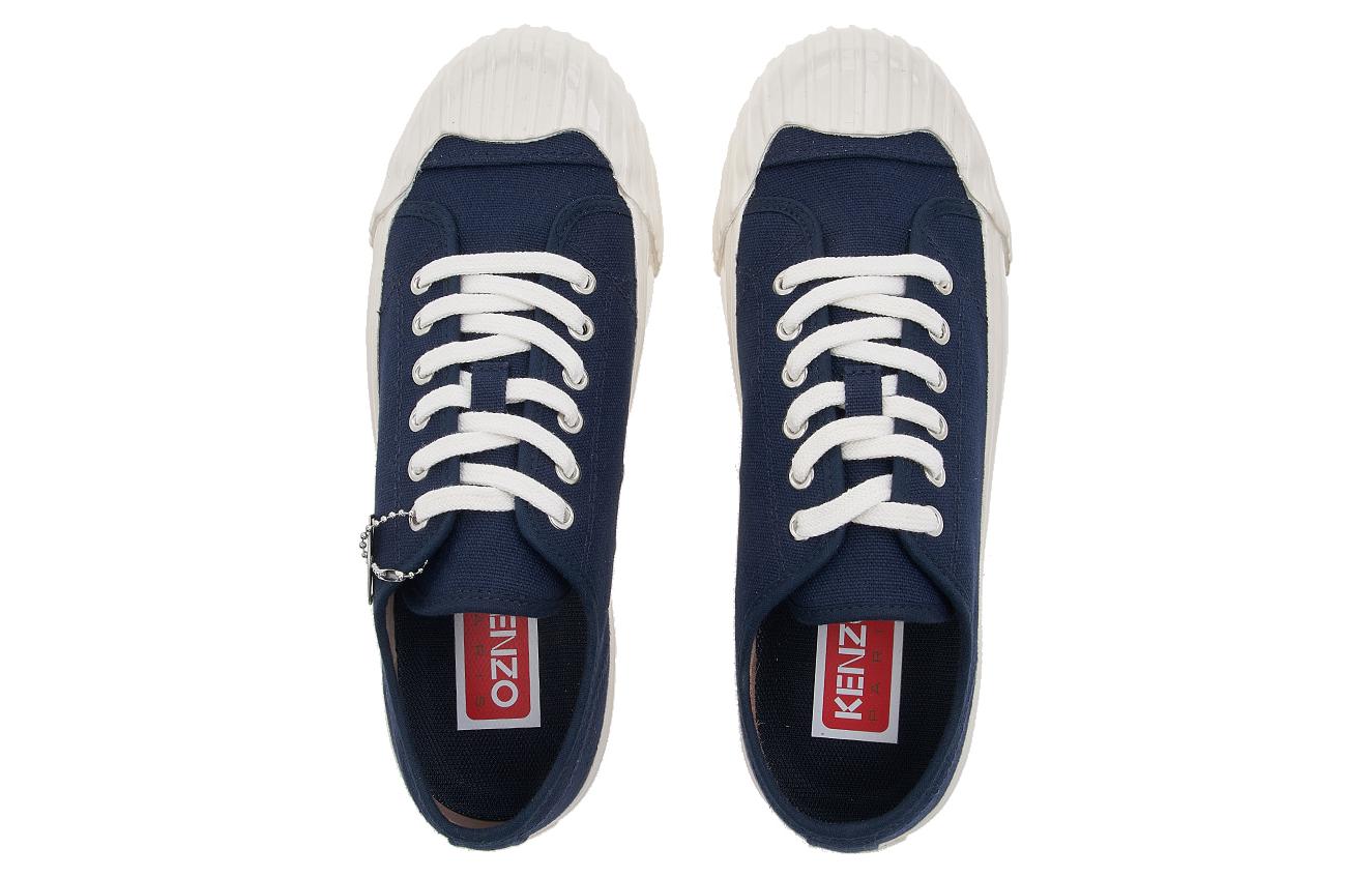 Kenzo Canvas Lace-Up Low-Top 'Midnight Blue' 圖 4