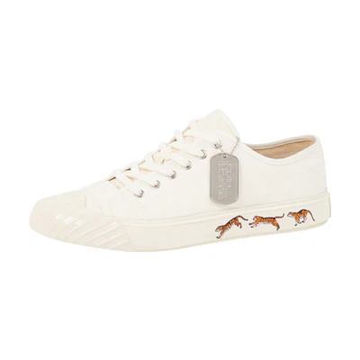 Kenzo Canvas Lace-Up Low 'Fashion White'