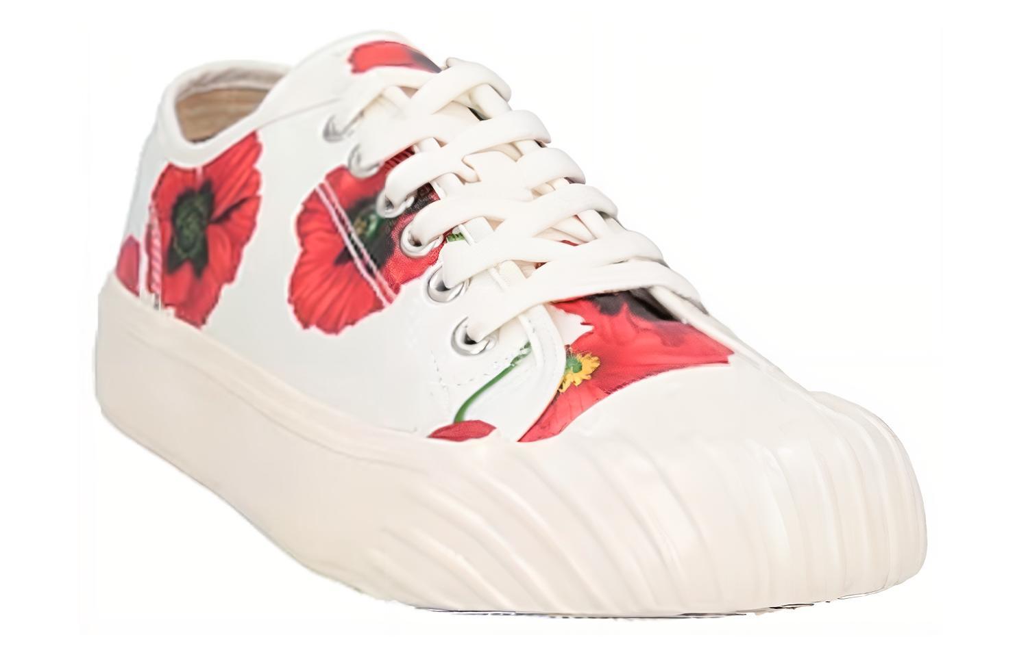 Kenzo Canvas Low-Top Lace-Up 'White Fashion' 圖 3