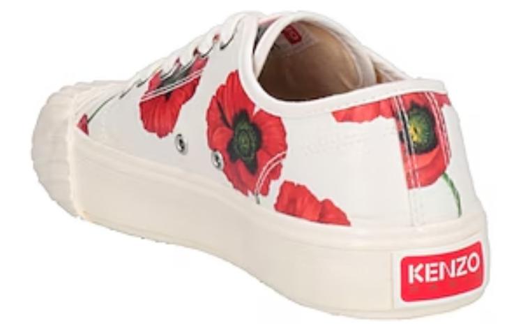 Kenzo Canvas Low-Top Lace-Up 'White Fashion' 圖 4