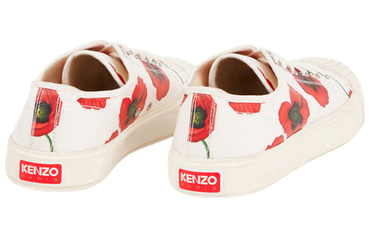 Kenzo Canvas Low-Top Lace-Up 'White Fashion' 圖 5