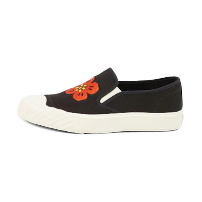 Kenzo Canvas Slip-On 'Black Fashion Sneaker'