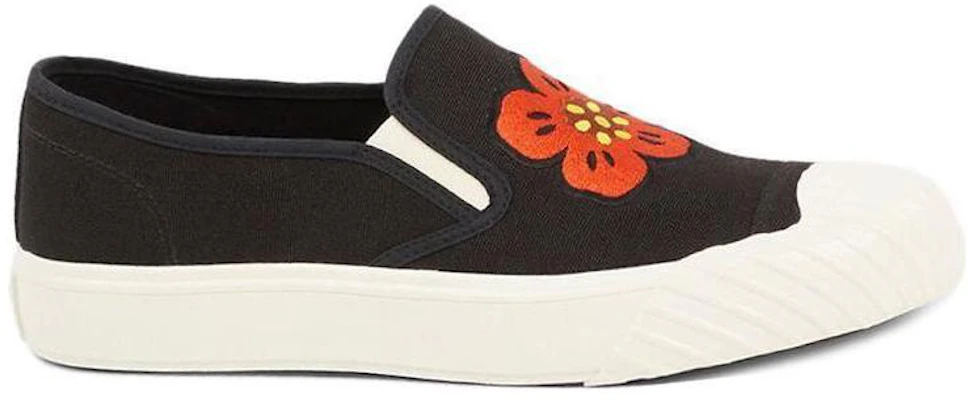 Kenzo 帆布黑色时尚平底鞋 FD55SN005F73.99 Order Kenzo 帆布黑色时尚平底鞋 FD55SN005F73.99