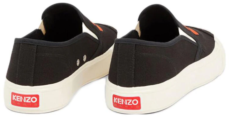 Kenzo 帆布黑色时尚平底鞋 FD55SN005F73.99 Shop Kenzo 帆布黑色时尚平底鞋 FD55SN005F73.99