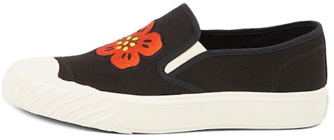 Kenzo Canvas Slip-On 'Black Fashion Sneaker' FD55SN005F73.99 Kenzo Canvas Slip-On 'Black Fashion Sneaker' FD55SN005F73.99