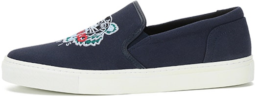Kenzo Canvas Slip-On 'Navy' FB65SN100F71-76 Kenzo Canvas Slip-On 'Navy' FB65SN100F71-76