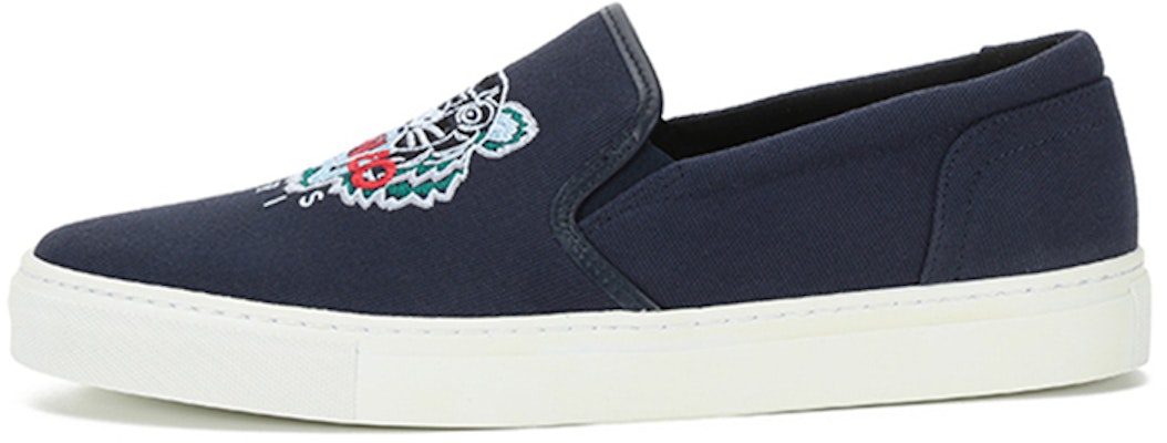 Kenzo Kanvas Slip-On 'Navy' FB65SN100F71-76 Buy Kenzo Kanvas Slip-On 'Navy' FB65SN100F71-76