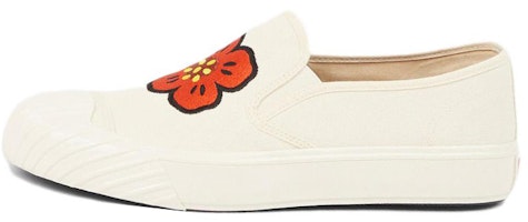Kenzo Canvas Slip-On 'White Fashion Sneaker' FD55SN005F73.04.39 Kenzo Canvas Slip-On 'White Fashion Sneaker' FD55SN005F73.04.39