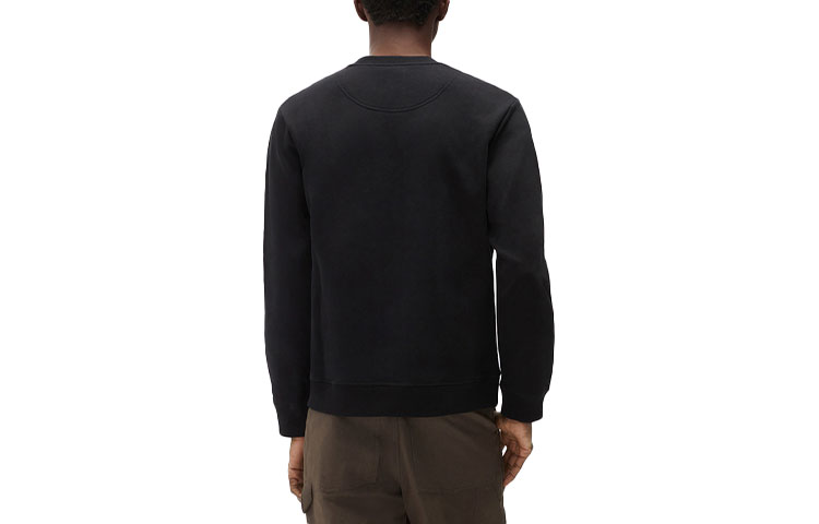 Lookbook 겐조 캡슐 로고 자수 크루넥 스웨트셔츠 블랙 FB65SW1204MZ-99