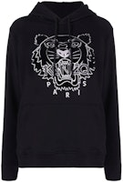 KENZO Capsule Tiger Logo Embroidered Hoodie Black Sweatshirt. FB65SW3304MZ-99 KENZO Capsule Tiger Logo Embroidered Hoodie Black Sweatshirt. FB65SW3304MZ-99