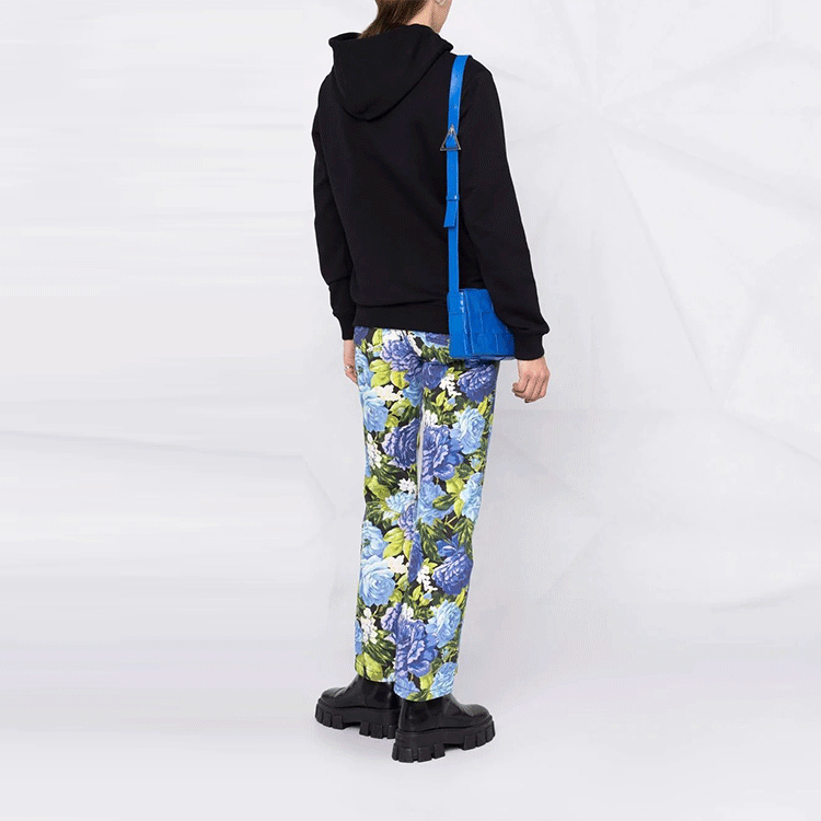 Shop KENZO Capsule Tiger Logo Embroidered Hoodie Black  Sweatshirt. FB65SW3304MZ-99