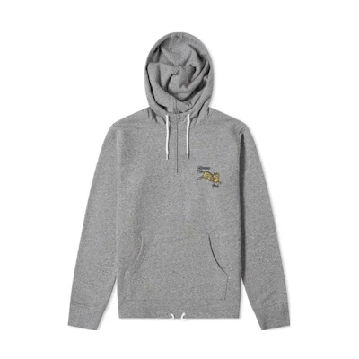 KENZO Cartoon Embroidered Hoodie Long Sleeve Grey F965SW1624MD-98