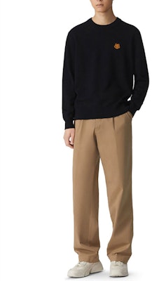 KENZO Classic Embroidered Tiger Wool Sweater Black FA65PU5373TA-99 Shop KENZO Classic Embroidered Tiger Wool Sweater Black FA65PU5373TA-99