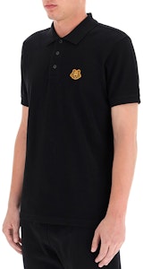 KENZO 經典刺繡虎頭黑色短袖POLO衫 FA65PO0014PU-99 Purchase KENZO 經典刺繡虎頭黑色短袖POLO衫 FA65PO0014PU-99