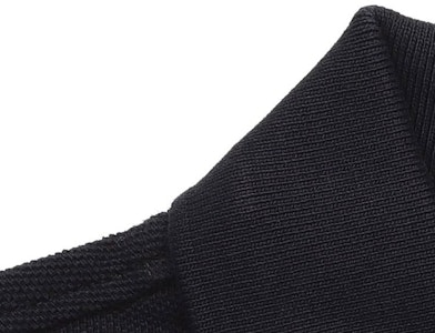 KENZO 經典刺繡虎頭黑色短袖POLO衫 FA65PO0014PU-99 Sizing KENZO 經典刺繡虎頭黑色短袖POLO衫 FA65PO0014PU-99