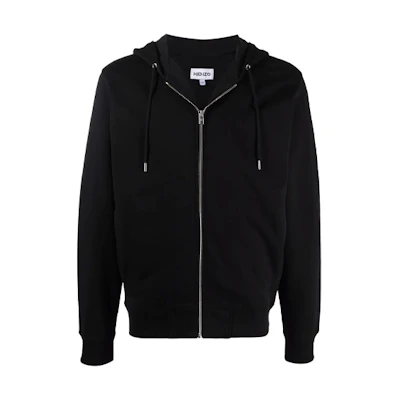 KENZO Classic Tiger Embroidered Zip Sweatshirt FW21 Black () FB65BL7254XA-99