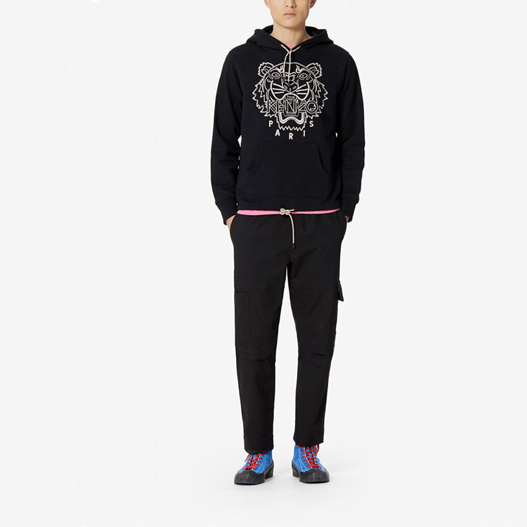KENZO Classic Tiger Embroidery Logo Hoodie Black F965SW4414XL-99 圖 4