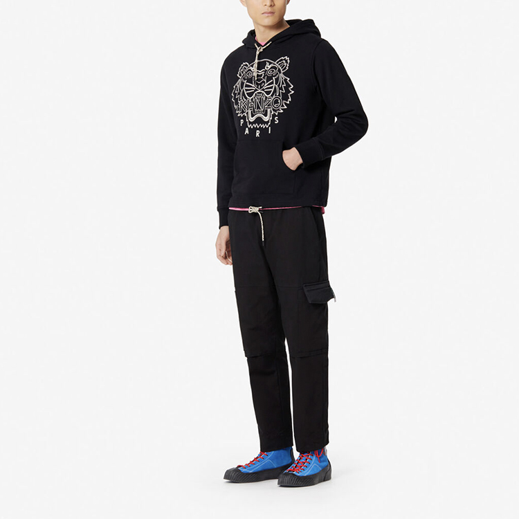 KENZO Classic Tiger Embroidery Logo Hoodie Black F965SW4414XL-99 圖 6