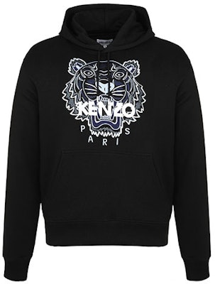 KENZO Classic Tiger Embroidery Pullover Sweatshirt Black FB55SW3104XA-99 Order KENZO Classic Tiger Embroidery Pullover Sweatshirt Black FB55SW3104XA-99