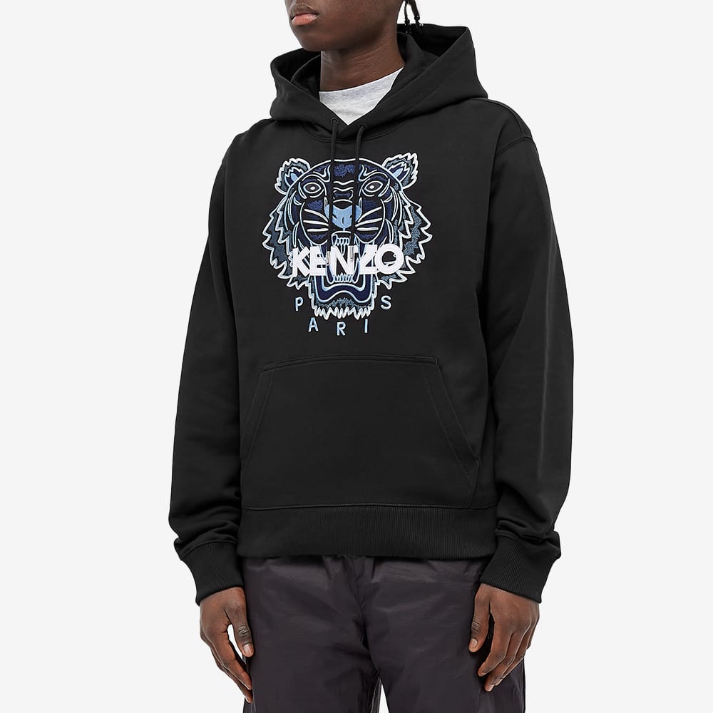 Details for KENZO Classic Tiger Embroidery Pullover Sweatshirt Black FB55SW3104XA-99