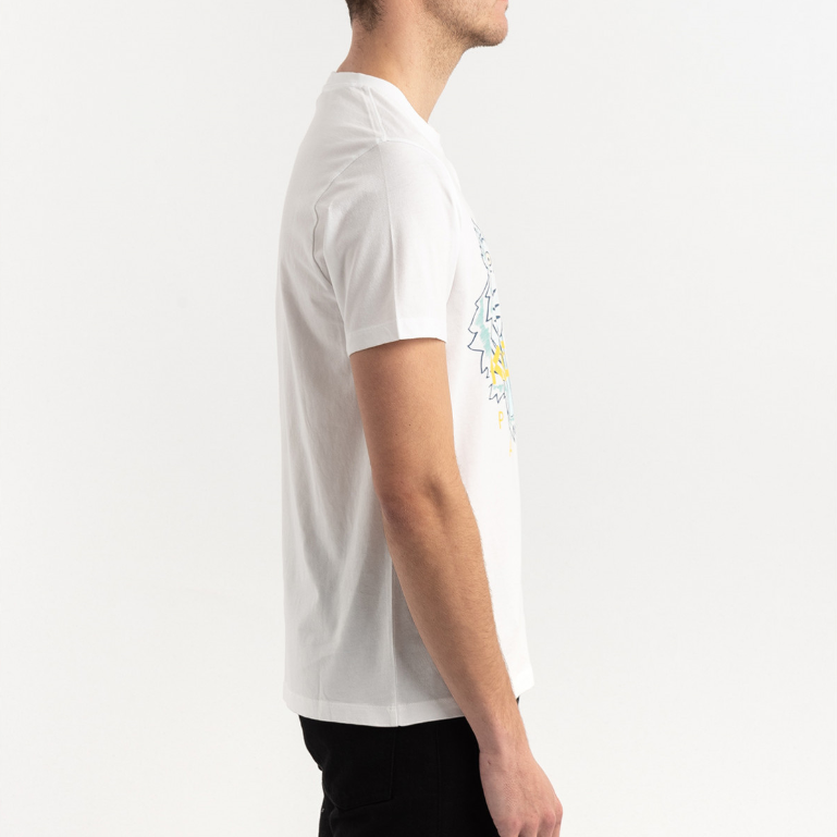 Details for KENZO Klasik T-Shirt Harimau Putih Lelaki FA55TS0504YA-01