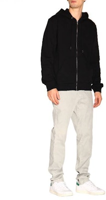 KENZO Classic Tiger Head Embroidered Zip Hoodie Black F965BL7214XA-99 Sizing KENZO Classic Tiger Head Embroidered Zip Hoodie Black F965BL7214XA-99