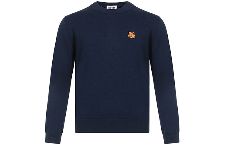 KENZO Classic Tiger Head Wool Sweater - Navy Blue FA65PU5373TA-76 圖 2