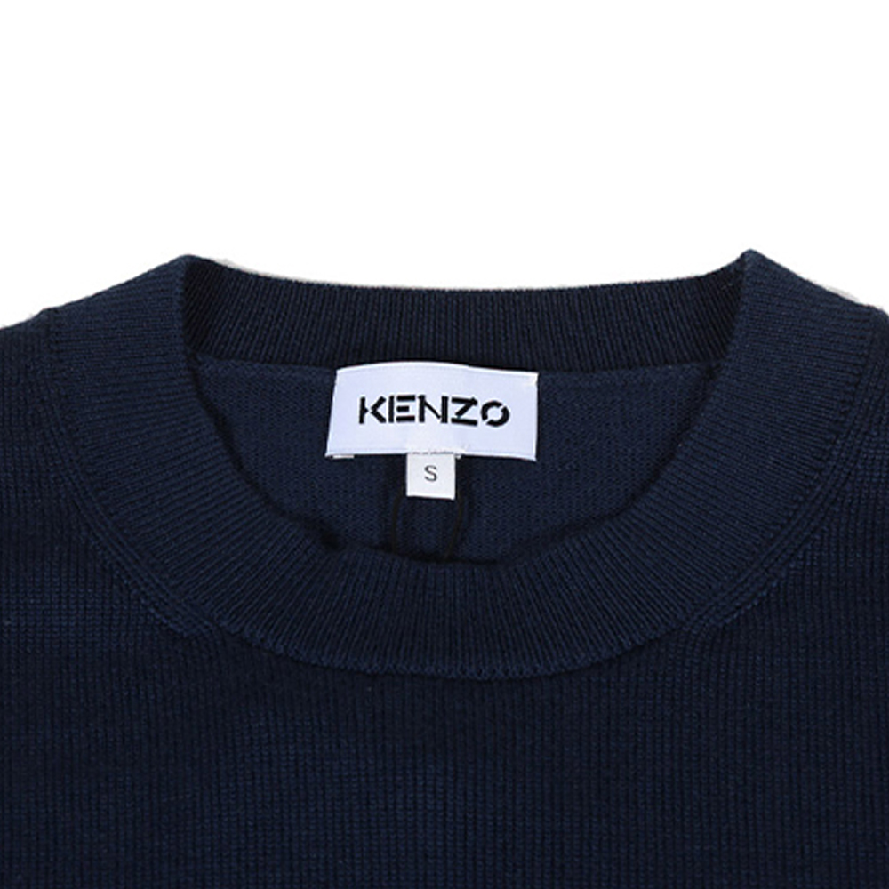 KENZO Classic Tiger Head Wool Sweater - Navy Blue FA65PU5373TA-76 圖 6