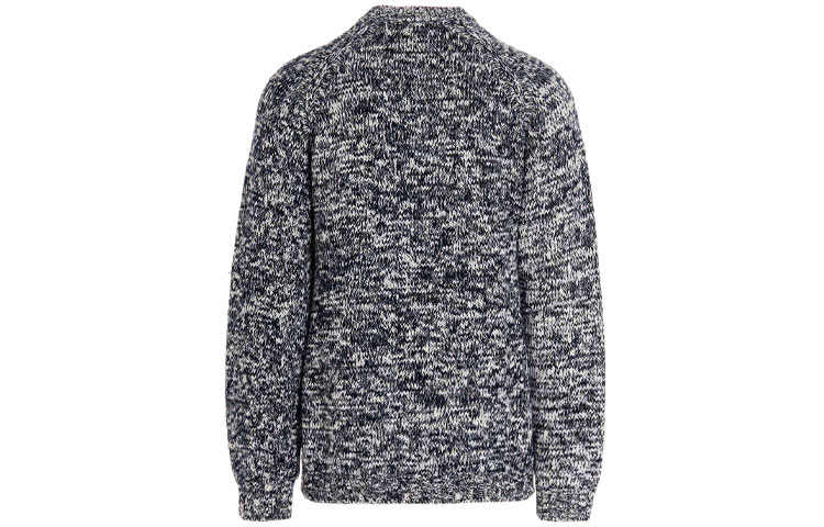 Lookbook KENZO 經典虎頭標誌男士灰色寬鬆版圓領毛衣 FB65PU6323TD-93