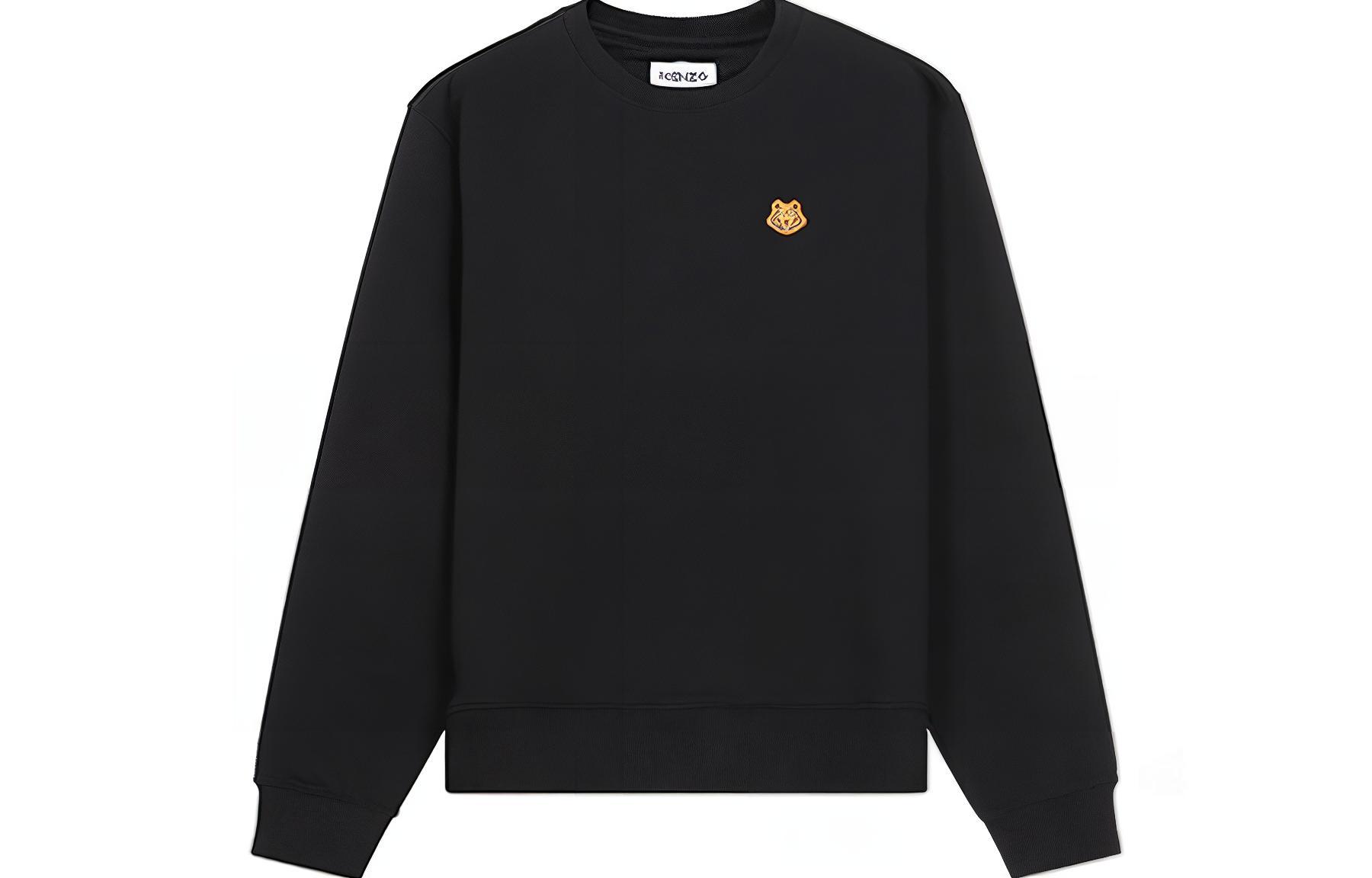 KENZO Classic Tiger Logo Crewneck Sweatshirt Men’s Black FB55SW0034ML-99