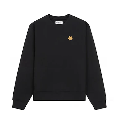 KENZO Classic Tiger Logo Crewneck Sweatshirt Men’s Black FB55SW0034ML-99