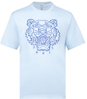 겐조 클래식 타이거 자수 로고 티셔츠 SS21 라이트 블루 티 FC55TS2184YF-64 Order 겐조 클래식 타이거 자수 로고 티셔츠 SS21 라이트 블루 티 FC55TS2184YF-64