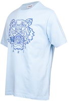겐조 클래식 타이거 자수 로고 티셔츠 SS21 라이트 블루 티 FC55TS2184YF-64 Shop 겐조 클래식 타이거 자수 로고 티셔츠 SS21 라이트 블루 티 FC55TS2184YF-64