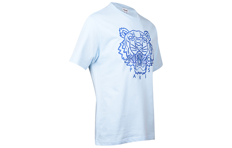 Purchase KENZO 經典虎頭刺繡短袖T恤 SS21 淺藍色 T恤 FC55TS2184YF-64
