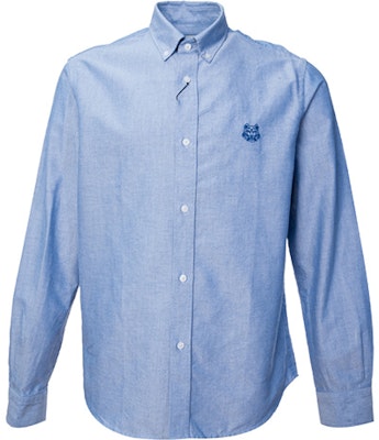 KENZO Classic Tiger Polo Lengan Panjang Biru Langit Lelaki Koleksi Musim Luruh FB55CH4001LD-71 Buy KENZO Classic Tiger Polo Lengan Panjang Biru Langit Lelaki Koleksi Musim Luruh FB55CH4001LD-71