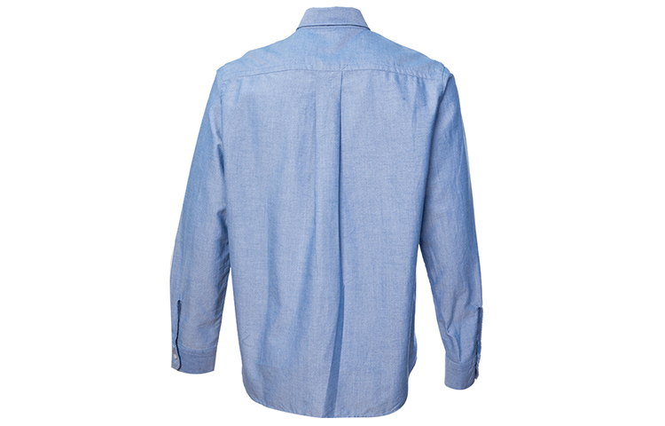 Lookbook KENZO Classic Tiger Polo Lengan Panjang Biru Langit Lelaki Koleksi Musim Luruh FB55CH4001LD-71