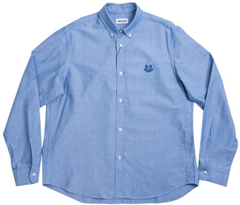 KENZO Classic Tiger Polo Lengan Panjang Biru Langit Lelaki Koleksi Musim Luruh FB55CH4001LD-71 Purchase KENZO Classic Tiger Polo Lengan Panjang Biru Langit Lelaki Koleksi Musim Luruh FB55CH4001LD-71