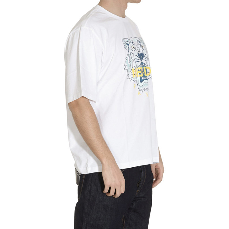 KENZO Classic Tiger Print Relaxed Crew Neck Tee White FA55TS5004YA-01 圖 6