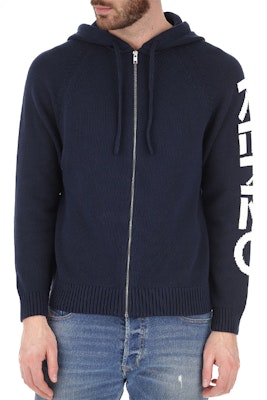 KENZO Deep Blue Zip-Up Hoodie dengan Tali Ikat. FA55CA2003BA-77 Purchase KENZO Deep Blue Zip-Up Hoodie dengan Tali Ikat. FA55CA2003BA-77
