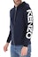 Sizing KENZO Deep Blue Zip-Up Hoodie dengan Tali Ikat. FA55CA2003BA-77