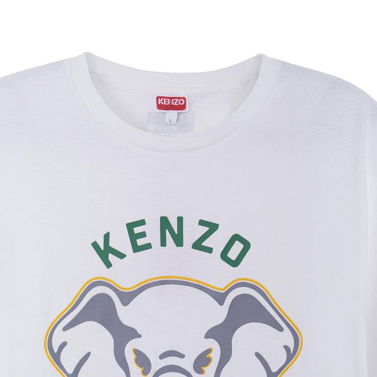 Sizing KENZO Camiseta Beige Estampado Elefante SS23. FD65TS0064SG-02
