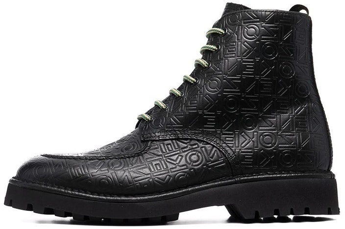 kenzo-embossed-logo-leather-lace-up-boots-black-fc-55-bt-011-l79-99